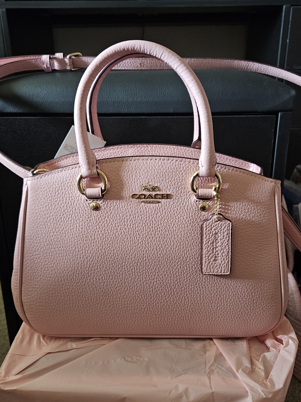 Coach Savannah Small Carryall bag in powder pink